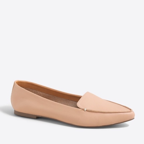 J. Crew Shoes - J. Crew Edie Leather Loafer Flats Warm Beige